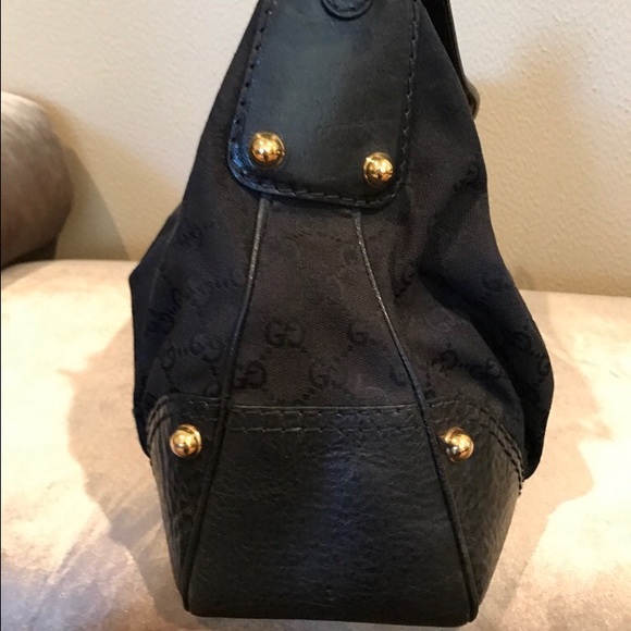 Gucci Gg canvas and leather hobo tote - Picture 3 of 10
