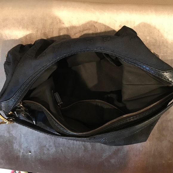 Gucci Gg canvas and leather hobo tote - Picture 4 of 10