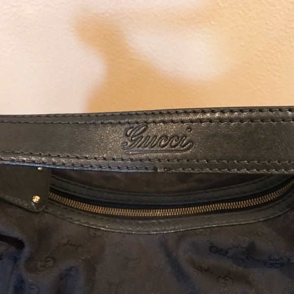 Gucci Gg canvas and leather hobo tote - Picture 6 of 10