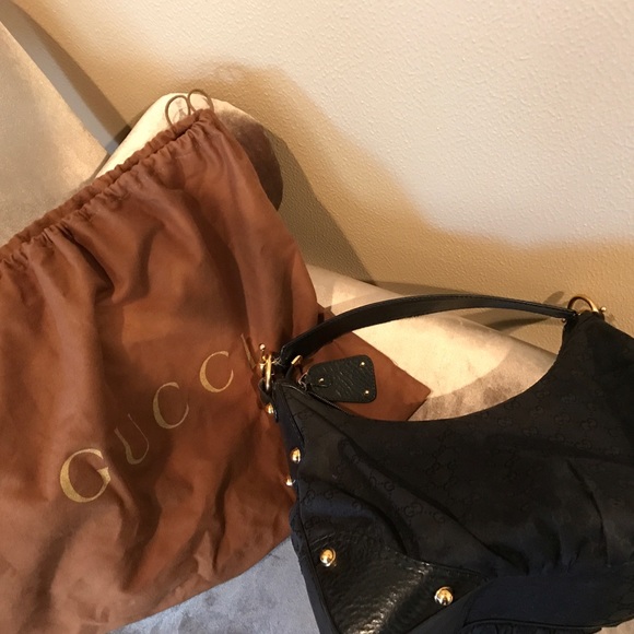 Gucci Gg canvas and leather hobo tote - Picture 8 of 10
