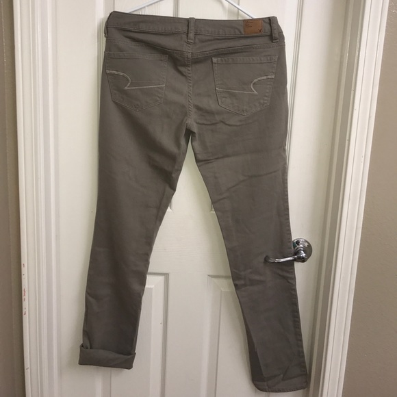 American Eagle brown stretch pants - Picture 3 of 4