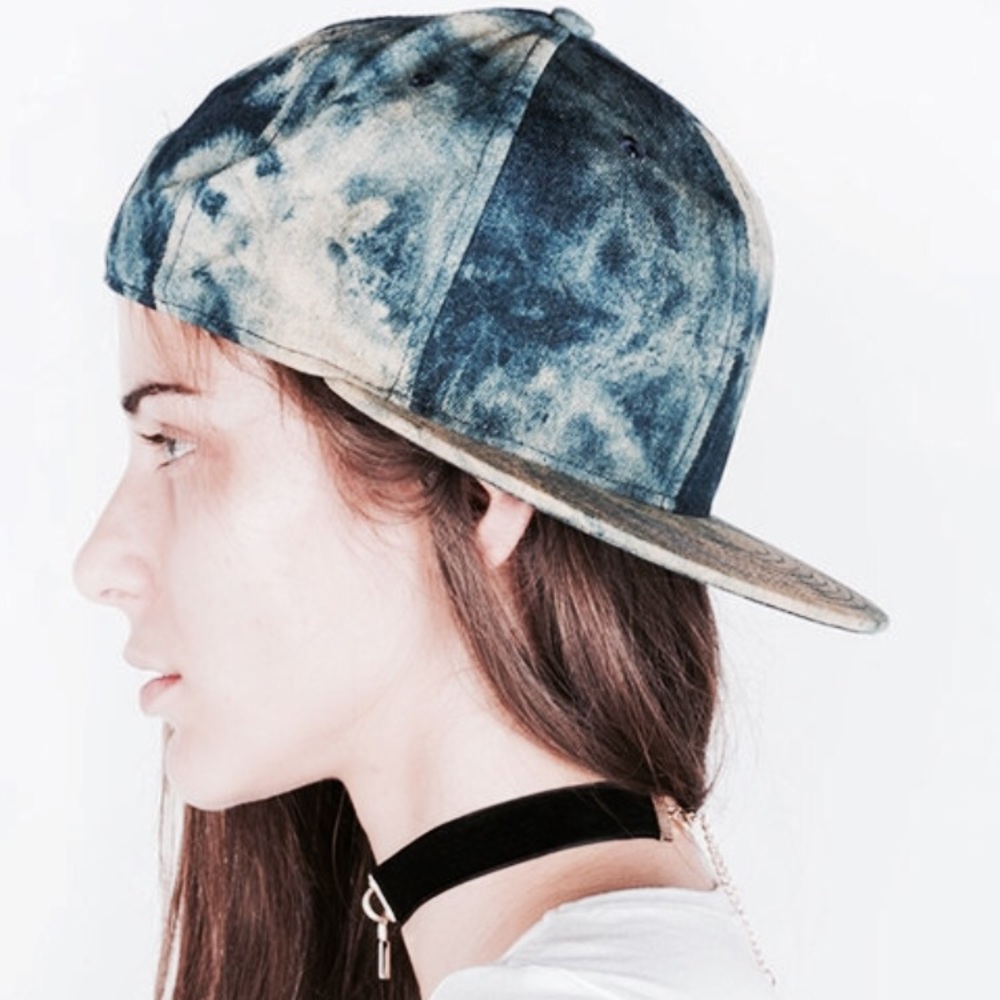 New Acid Wash Snapback Hat