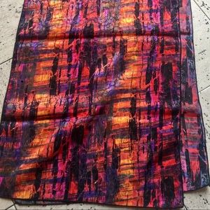 Vintage Neon Long Scarf