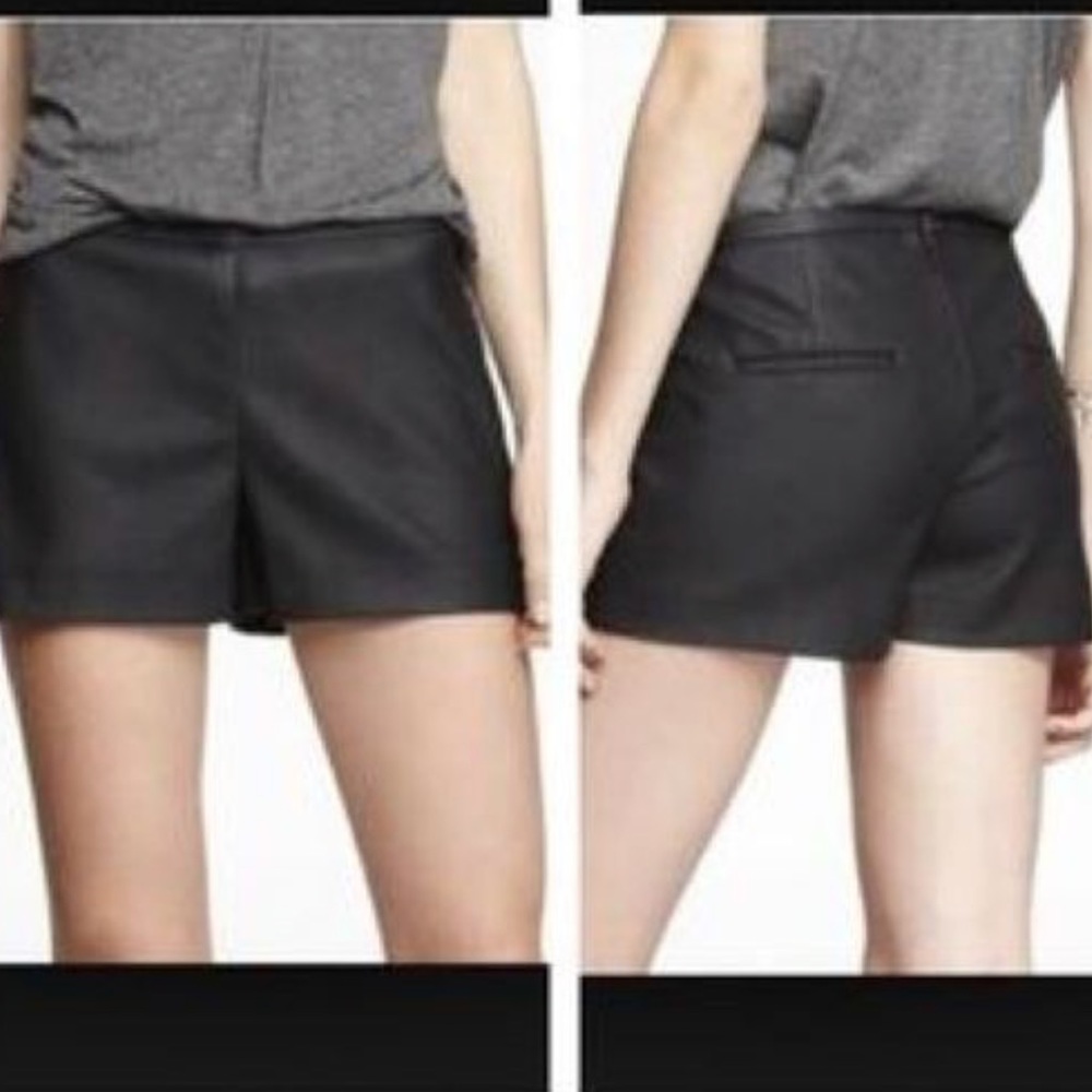 Express faux leather shorts