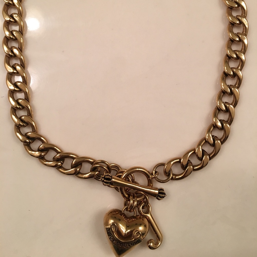 Juicy Couture gold necklace