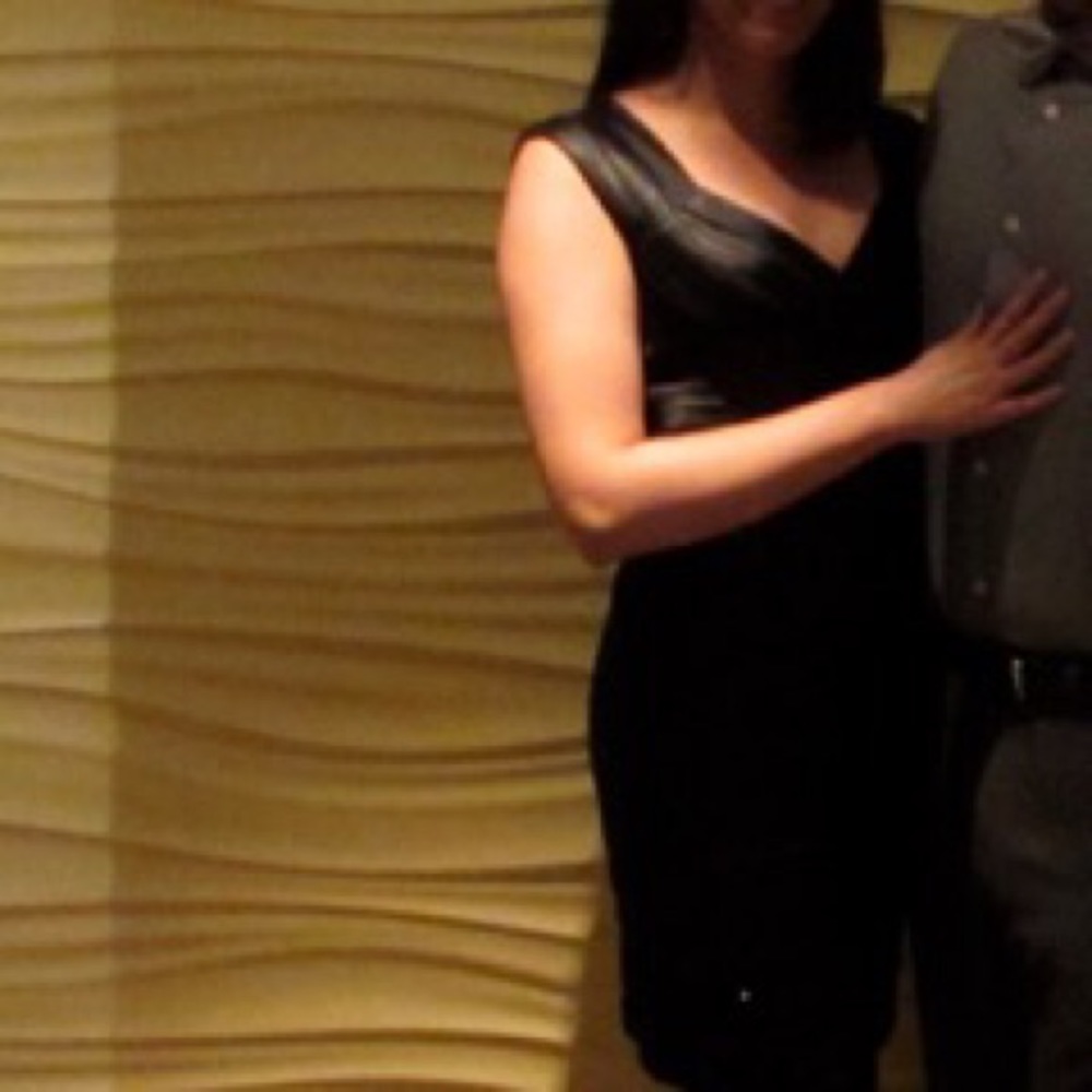 Lord & Taylor | Black and Nude Cocktail Dress