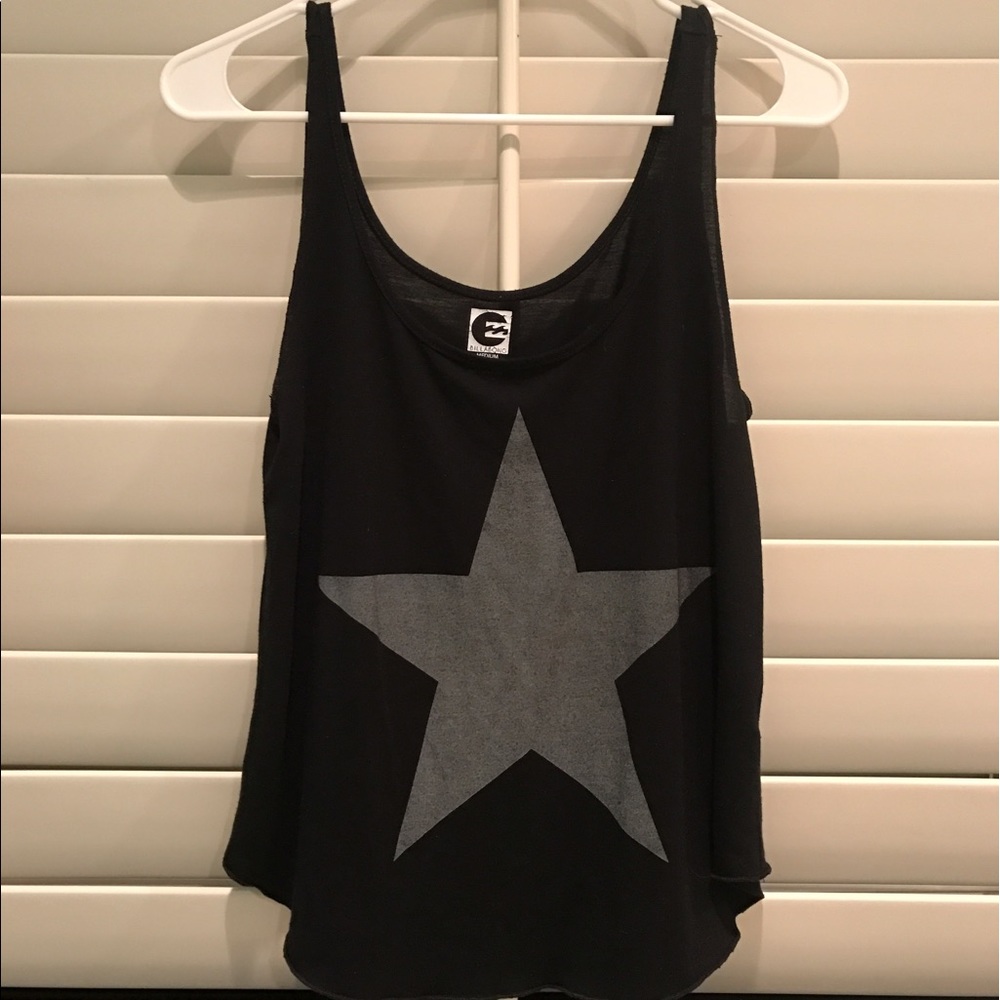 Black Billabong Star Tank