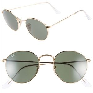 ray bans icon round metal glasses