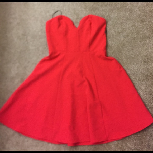 H&M Dresses & Skirts - H&M red strapless dress, new with tags!