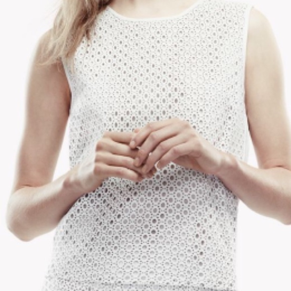 Theory leather shift tank
