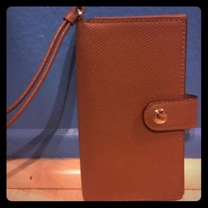 Coach iPhone Leather Wristlet