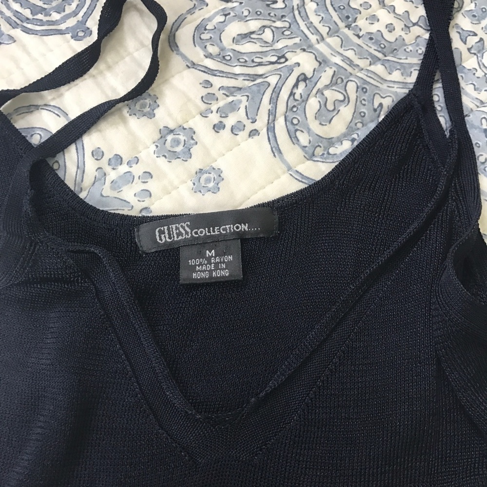 Guess collections blue rayon spaghetti strap