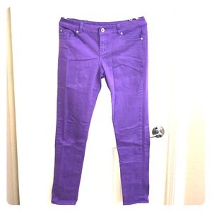 Purple Velvet Heart pants