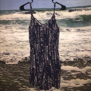 Navy Blue Tribal Romper