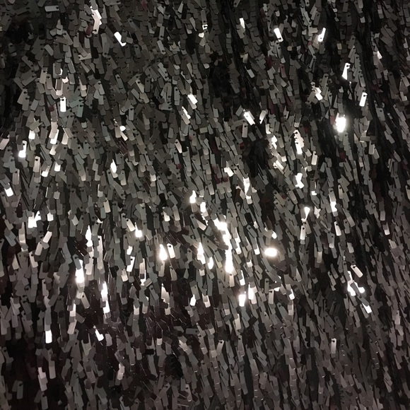 Gun metal grey sequin mini dress - Picture 3 of 3