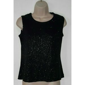 Black Sparkling Top