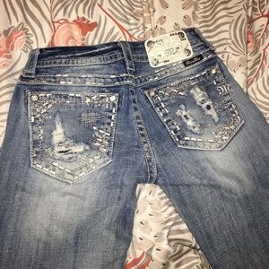 Light Wash Miss Me Straight Leg