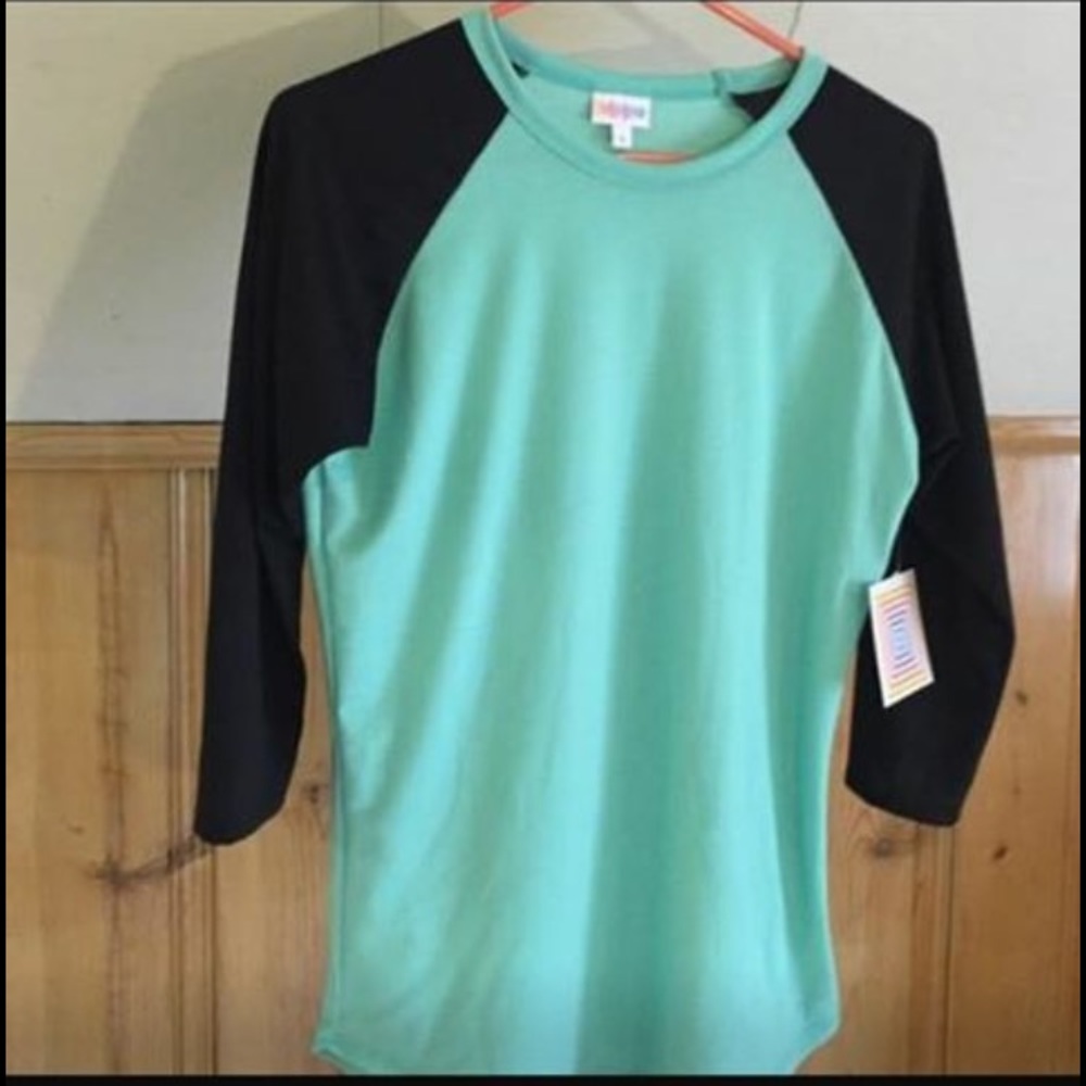 LuLaRoe Randy Turquoise and Black
