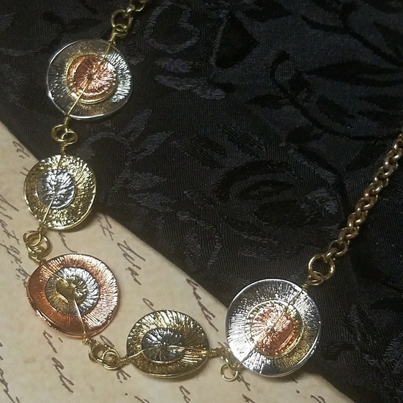 DaVinci Jewelry B43 Davinci Silver Copper Gold Bracelet Poshmark