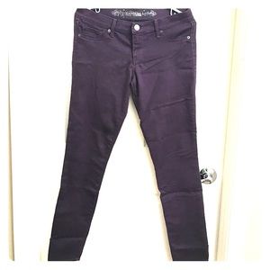 Express jean legging low rise stretch pants.