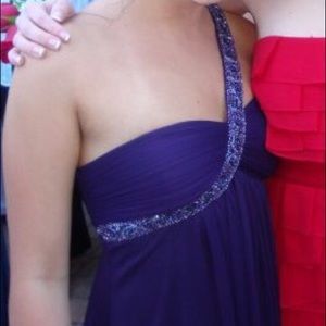 Purple beaded dress