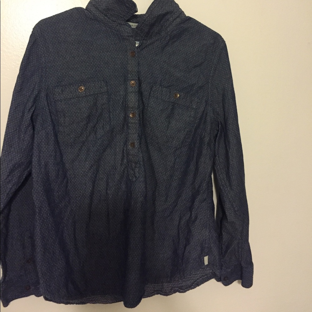NWOT Toms denim shirt