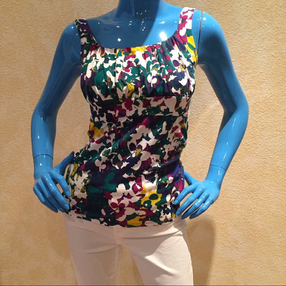 XS New Ann Taylor color printed tank top