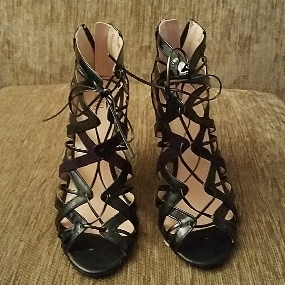 Black Prabal Gurung Heels, Size 9