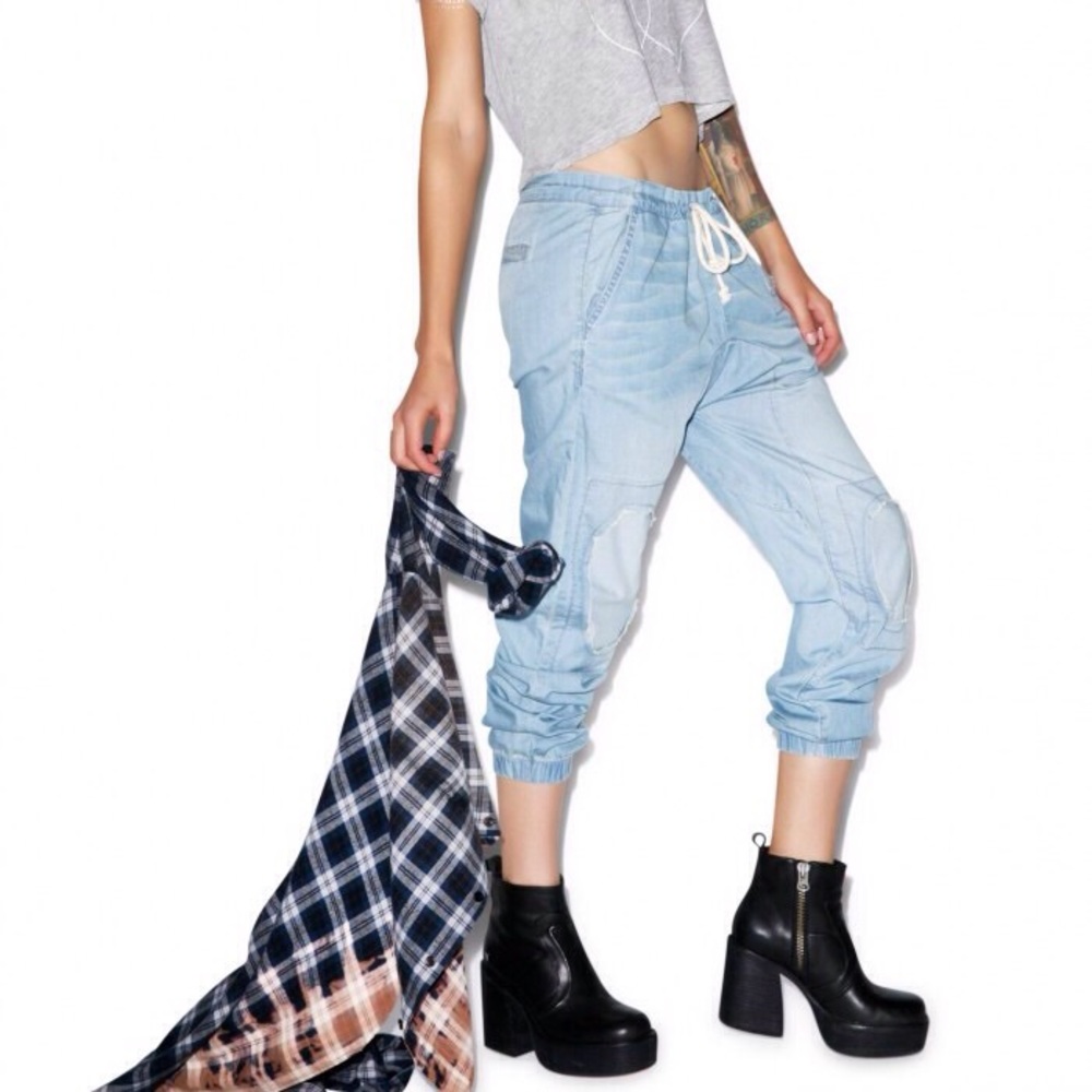 Wildfox Chambray Joggers