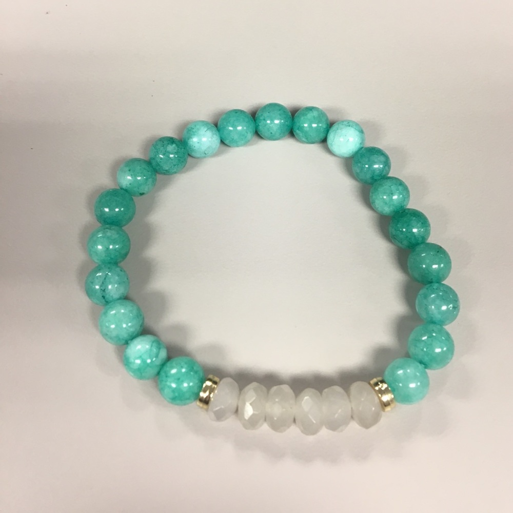 Handcrafted Ariel Sky bracelet.