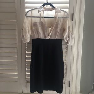 Pencil skirt with attached blouse