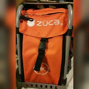"Zuca" backpack with metal frame and wheels.