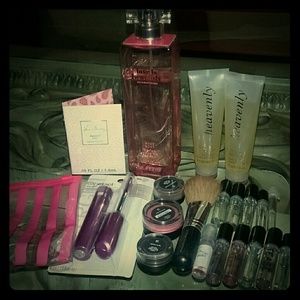 Various Make Up, Perfume, and shower gel