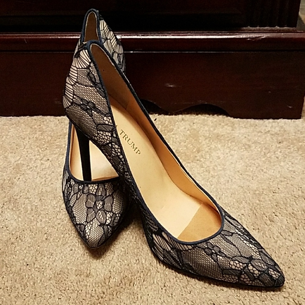 Lace & Satin Heels
