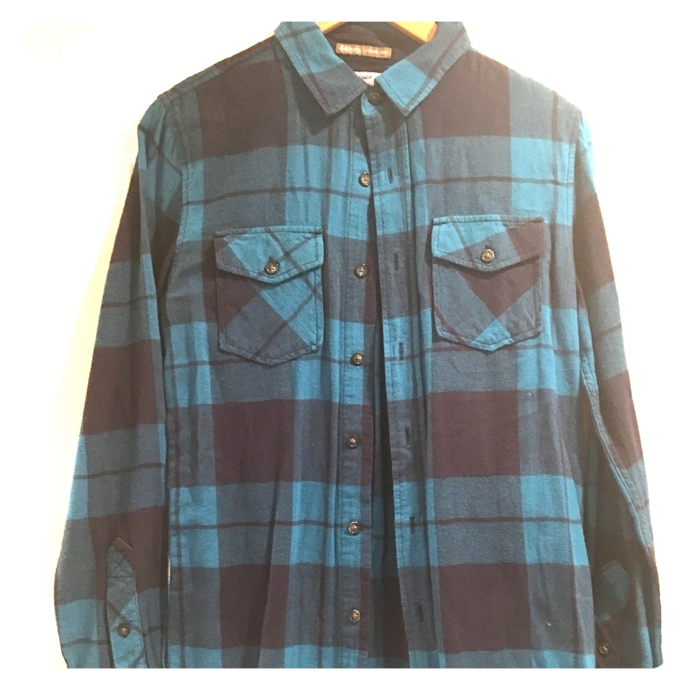 Pacific Sunwear Plaid Button Down