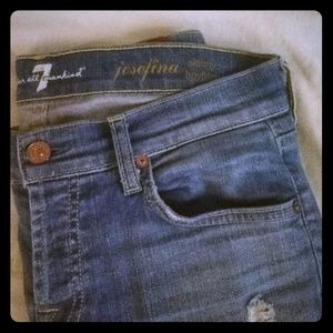 7 for all mankind skinny Josefina boyfriend jeans