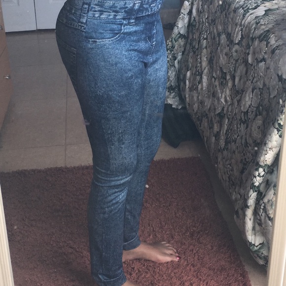 Blue Tights - Picture 2 of 4