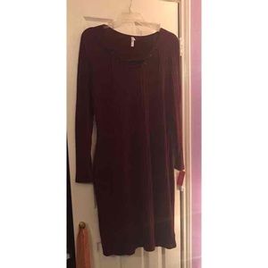Maroon dress