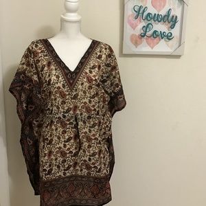 One size sheer kaftan