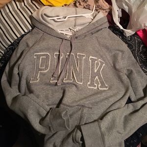 Gray Pink hoodie