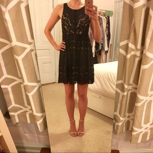 Free People black lace dress