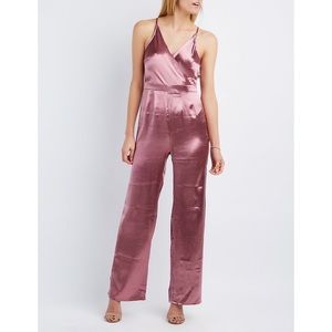 Metallic Satin Jumpsuit BRAND NEW!