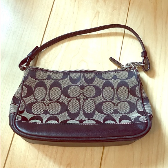 Black & Gray Coach Purse - Picture 1 of 3