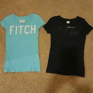 Pair of Abercrombie and Fitch tees