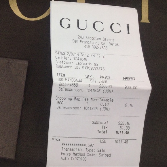 ▪️ Gucci Tote! ▪️Excellent Authentic $1100-> -$300 - Picture 4 of 4