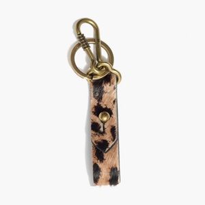 Madewell Leopard Calf Skin Keyfob (Leather)
