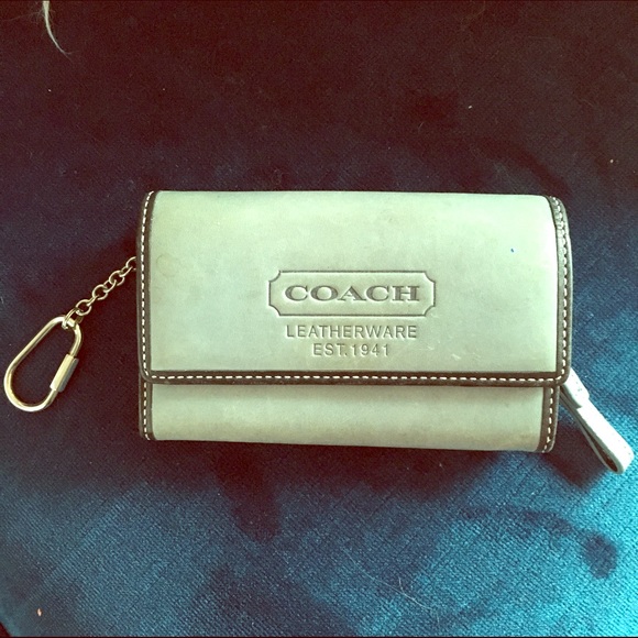 Coach Handbags - COACH light blue wallet