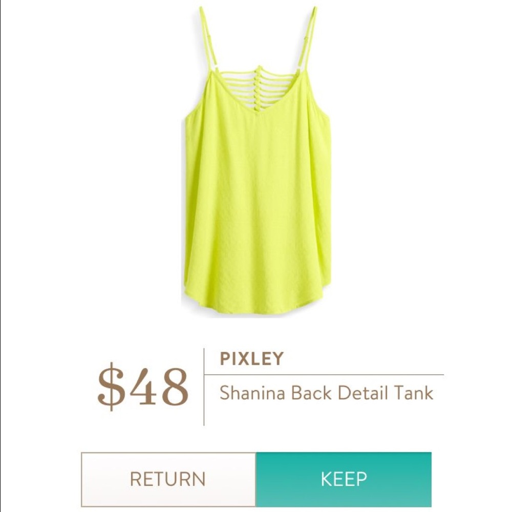 Stitch fix Pixley Shanina back detailed tank - Picture 1 of 1