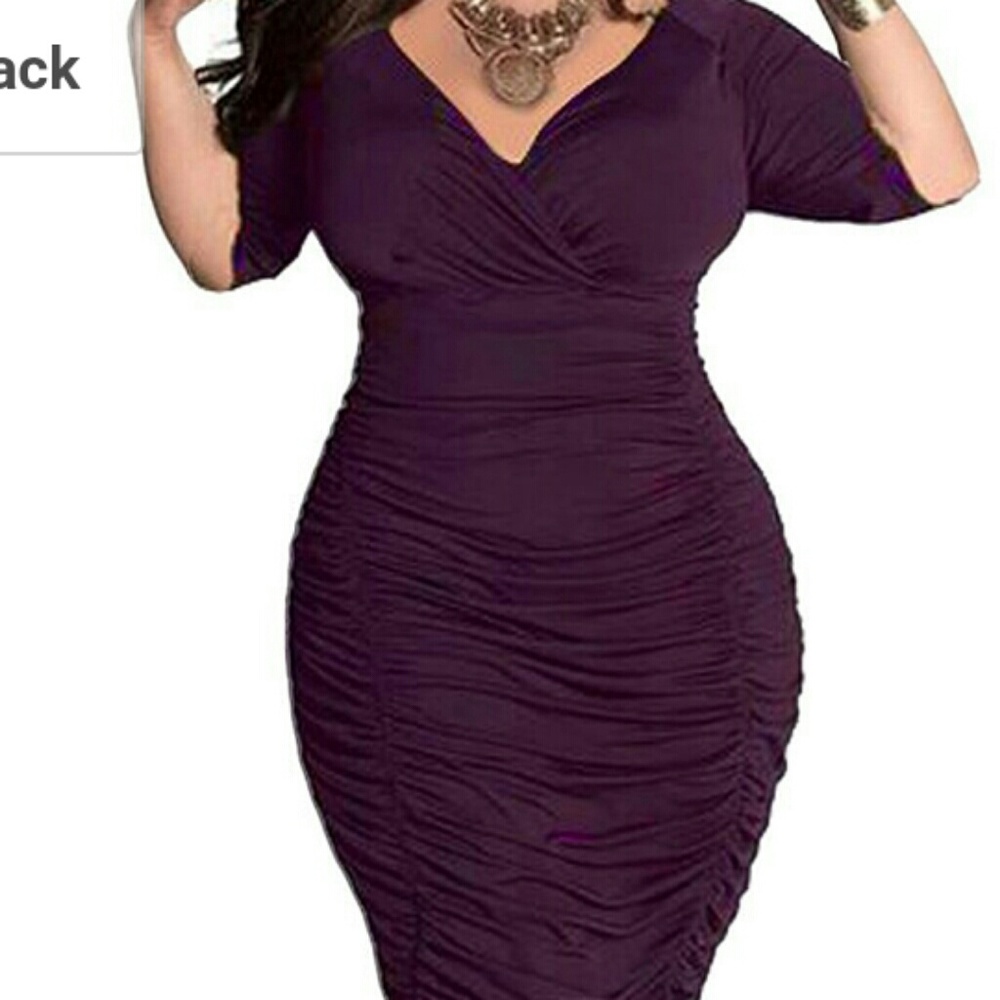 plus size body con dress