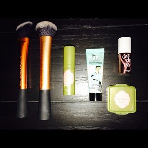 Real Techniques and benefit cosmetics bundle 6 pcs